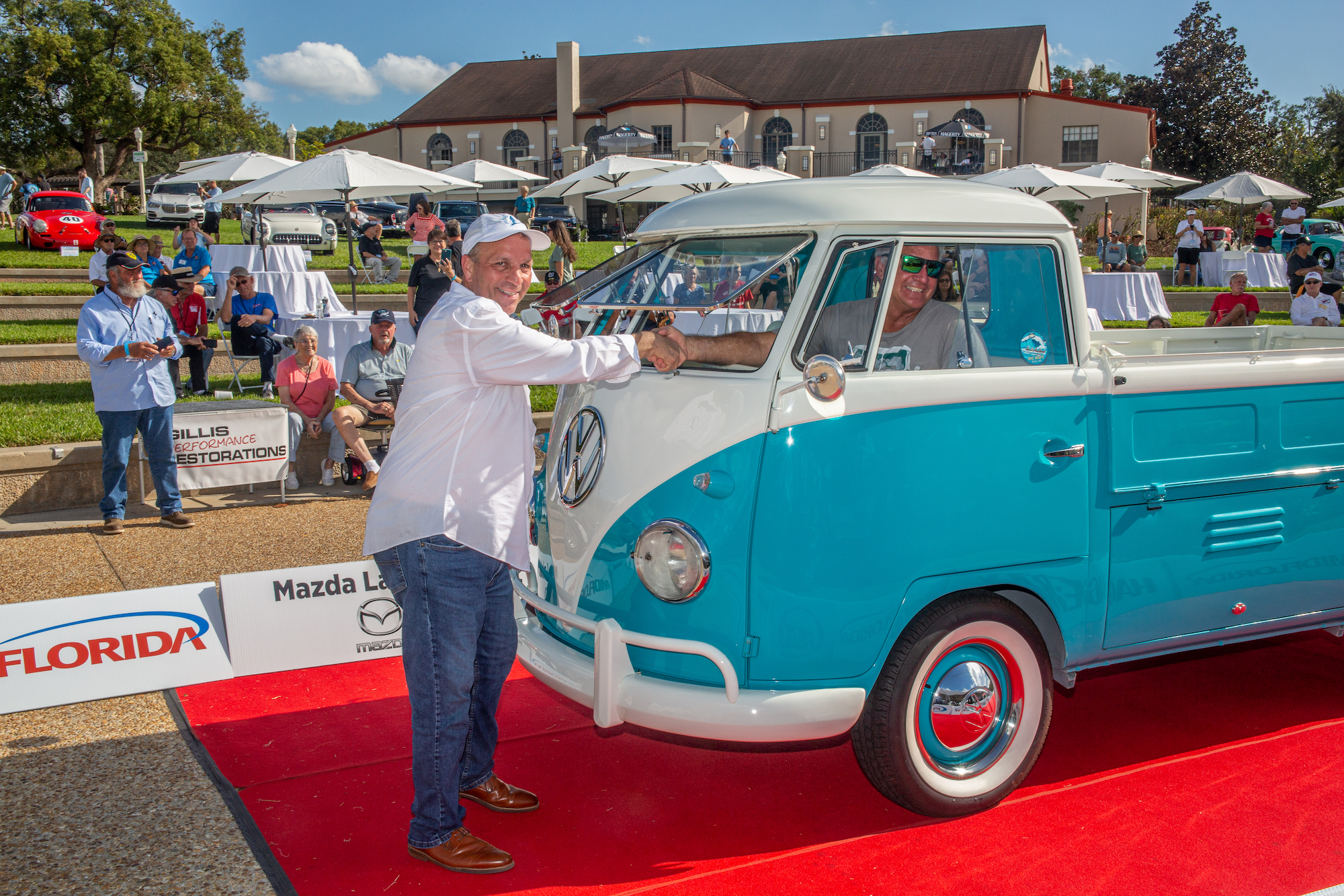 An award-winning vehicle at the 2022 Lake Mirror Classic, Lakeland, Florida.
